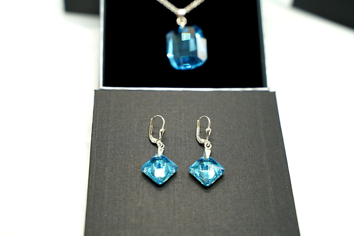 Aqua Cushion Set mit Swarovski® 1007ko