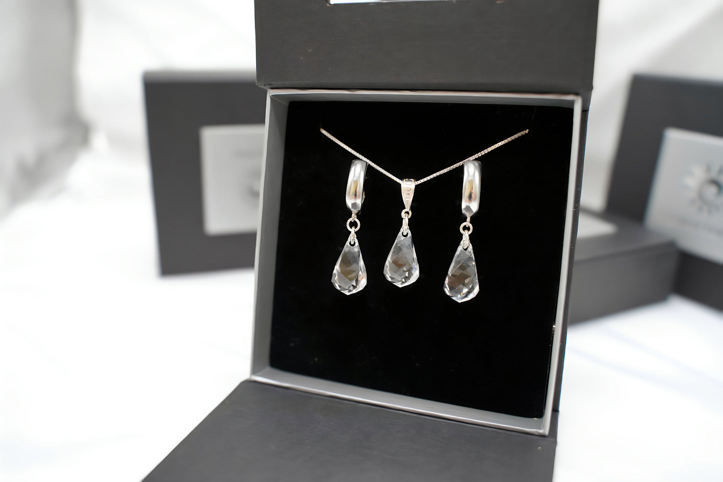Prisma Drop Ohrringe mit Swarovski® 1009ko