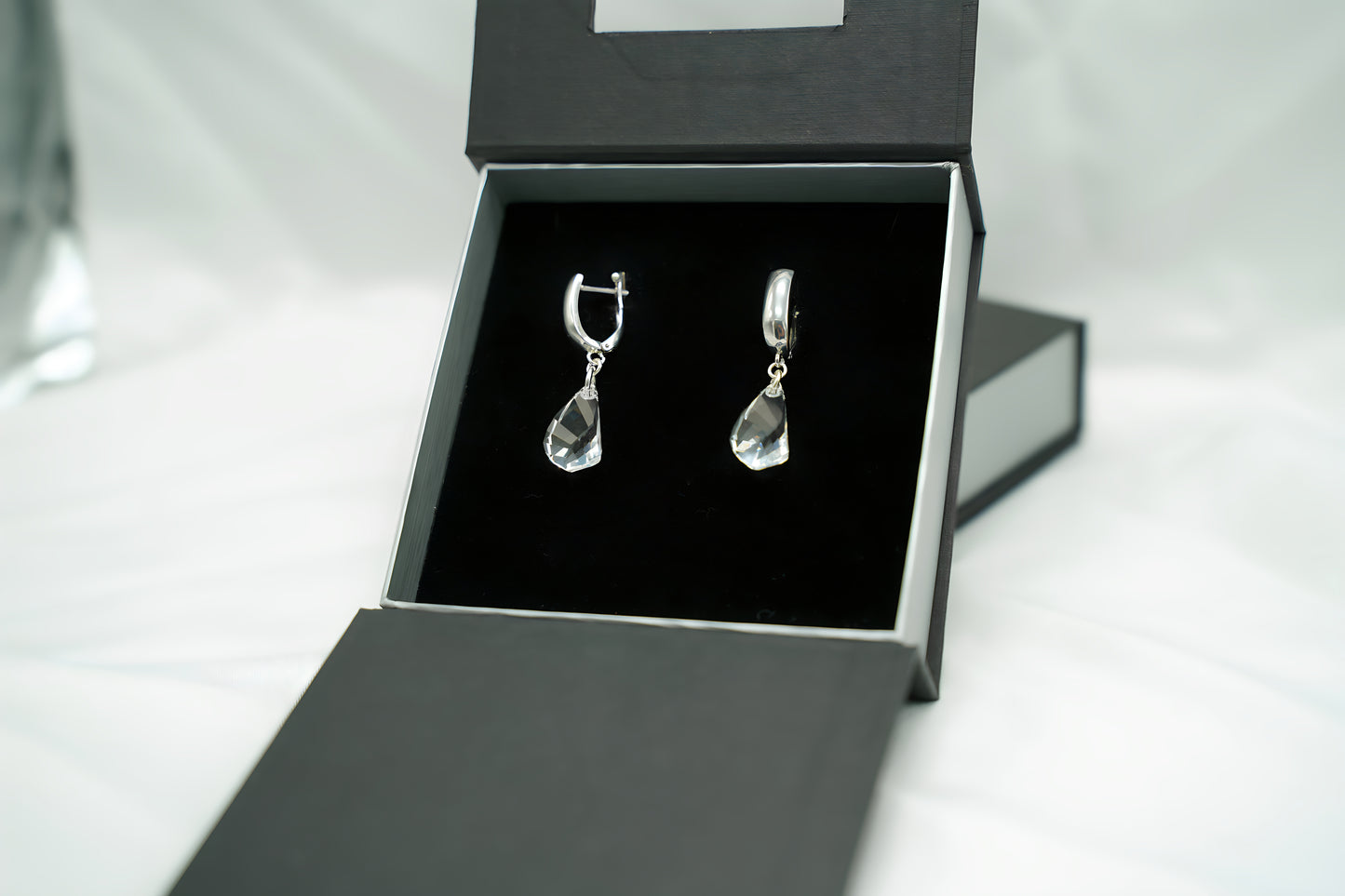 Ohrringe Prisma Tropfen mit Swarovski® 1009o