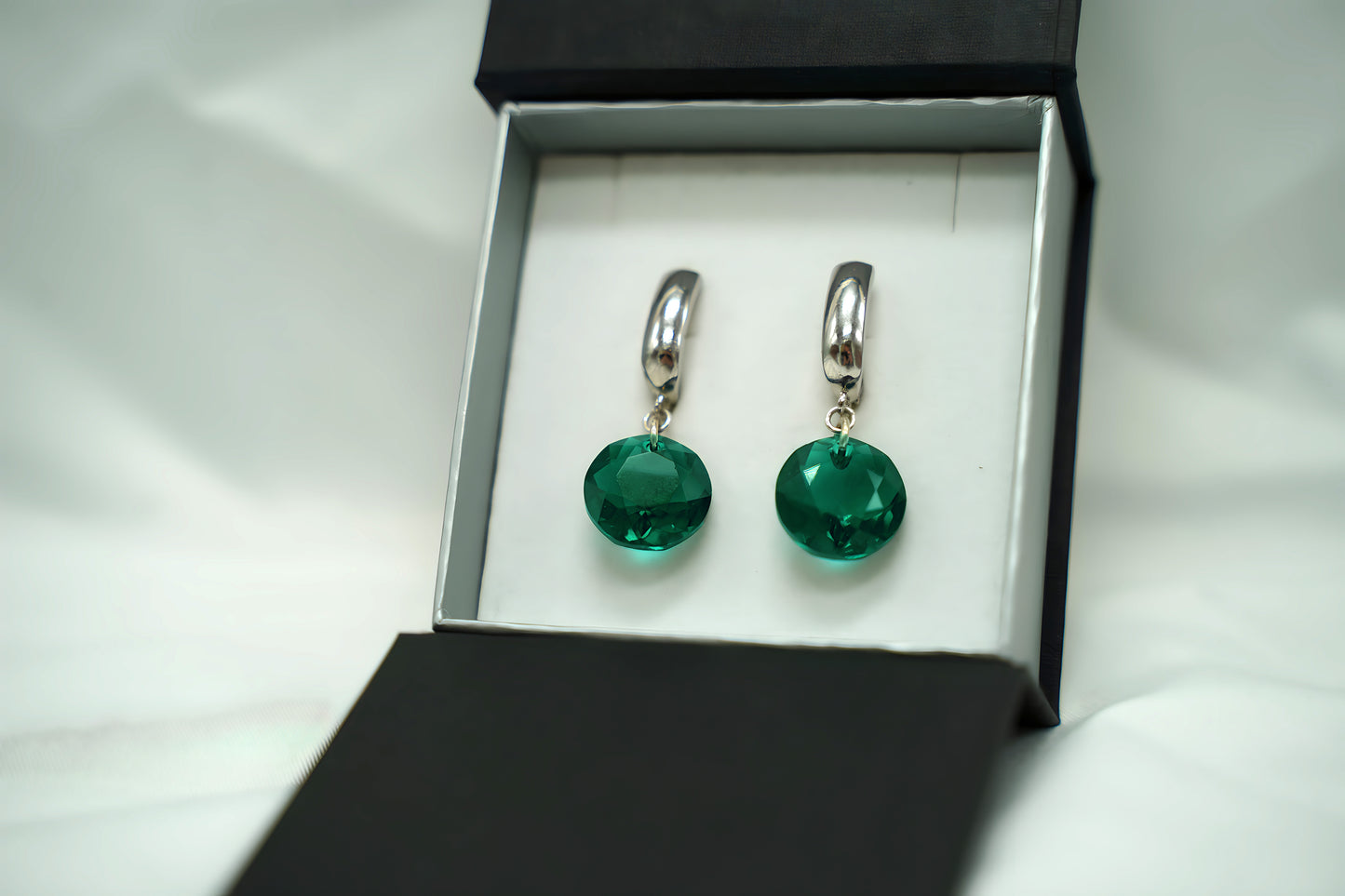 Disc Elegance Ohrringe mit Swarovski® 1018o
