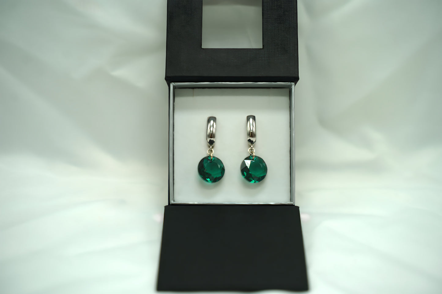 Disc Elegance Ohrringe mit Swarovski® 1018o