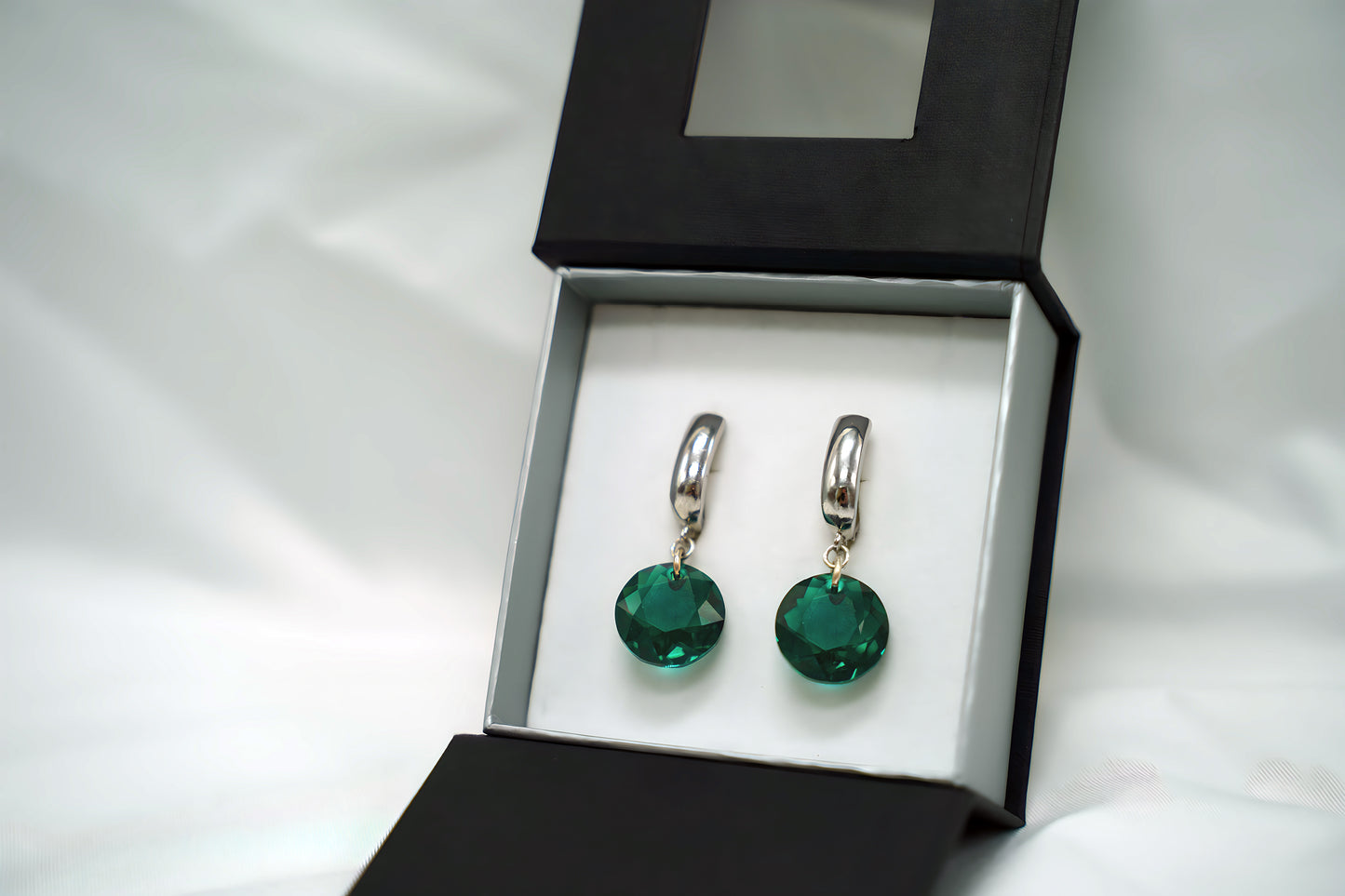 Disc Elegance Ohrringe mit Swarovski® 1018o