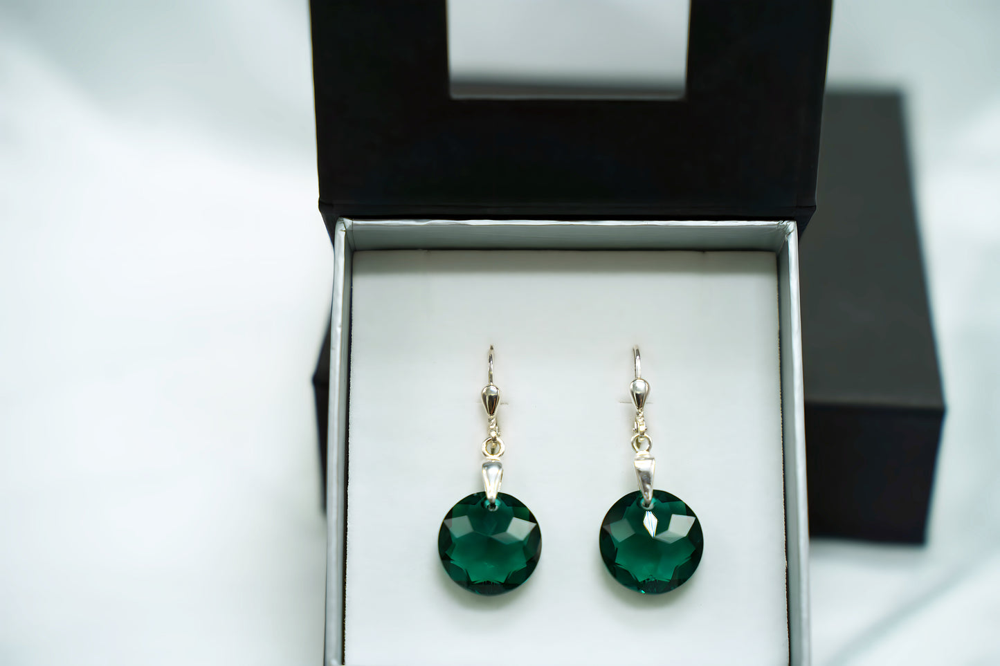 Disc Eleganz Ohrringe mit Swarovski® 1019o