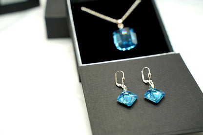 Aqua Cushion Set mit Swarovski® 1007ko