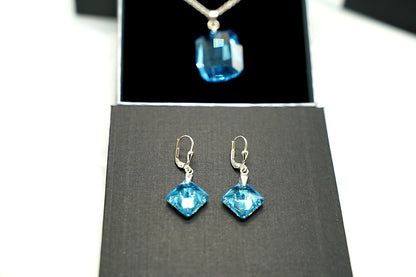 Aqua Cushion Set mit Swarovski® 1007ko