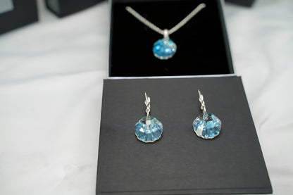 Meeresfächer-Set mit Swarovski® 1008k
