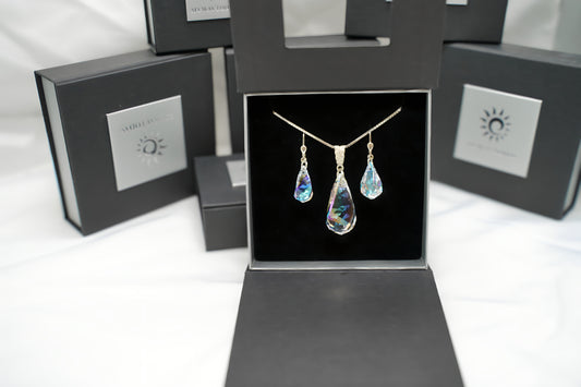 Tropfenpoesie Set mit Swarovski® 1008KO