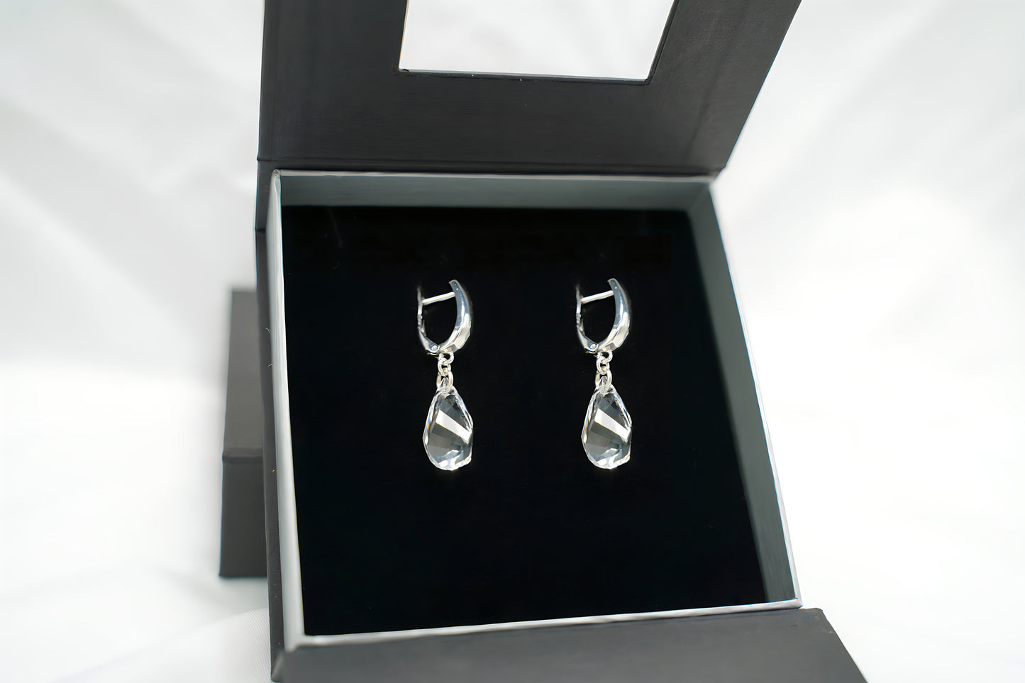 Ohrringe Prisma Tropfen mit Swarovski® 1009o