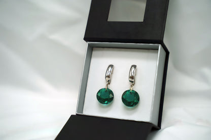 Disc Elegance Ohrringe mit Swarovski® 1018o